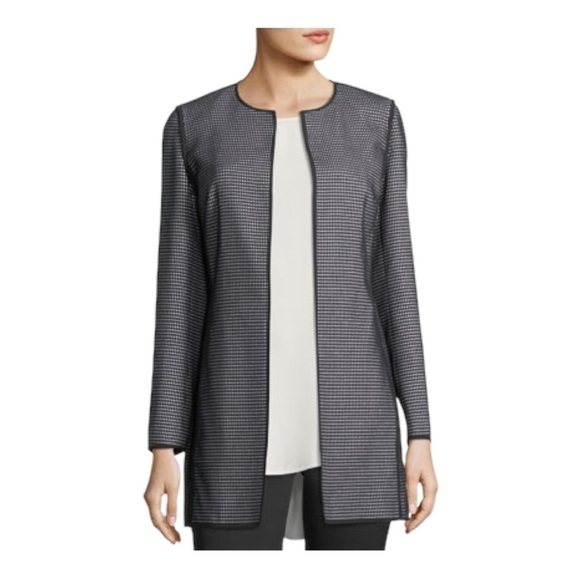 LAFAYETTE 148 New York gray and white Topper Jacket - Picture 14 of 14